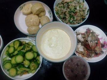 今日晚餐吃瓜,美食时光尽享